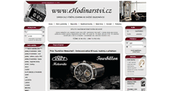 Desktop Screenshot of ehodinarstvi.cz
